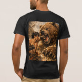 Fitnessstudio/Built not Born T-Shirt (Rückseite)