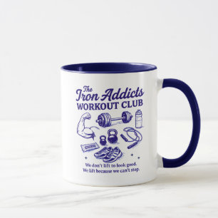 Fitnessstudio-Club Lustiger Spruch für Gym-Ratten Tasse