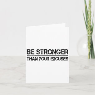 Fitnessstudio Fitness Motivierend Sei Stärker Als  Karte