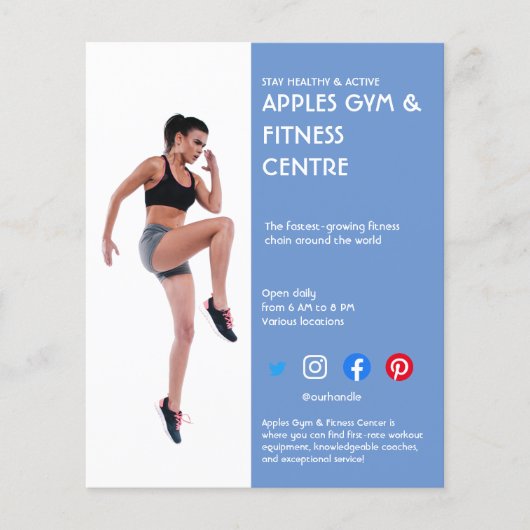 Fitnessstudio Fitness Trainer Fl Flyer (Vorne)
