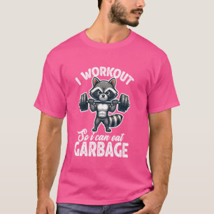 Fitnessstudio ich trainiere, damit ich das Gewicht T-Shirt