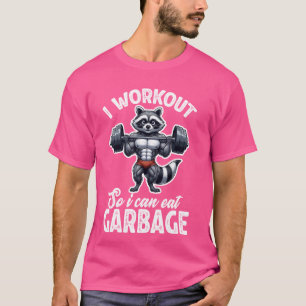 Fitnessstudio ich trainiere, damit ich das Gewicht T-Shirt