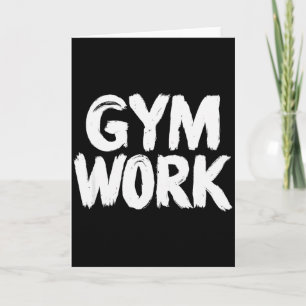 Fitnessstudio Körperaufbau Fitness Workout Karte