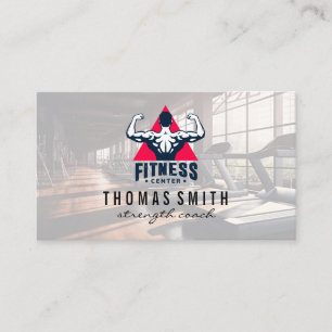 Fitnessstudio-Logo Fitnesscenter Gesundheit Visitenkarte
