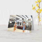 Fitnessstudio oder Jim. Karte (Gelbe Blume)