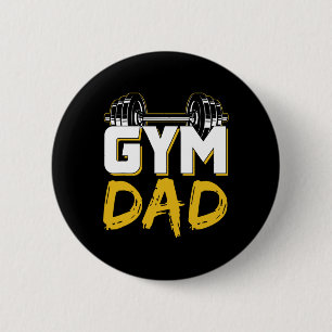 Fitnessstudio Papa Fitness Workout Gewichte Traini Button