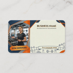 Fitnessstudio-Service Visitenkarte