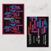 Fitnessstudio, Sportclub oder Trainer-Visitenkarte Visitenkarte (Vorne/Hinten)