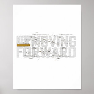 Fitnessstudio Weiter Vorwärtskommen (Kunst Vorn Un Poster