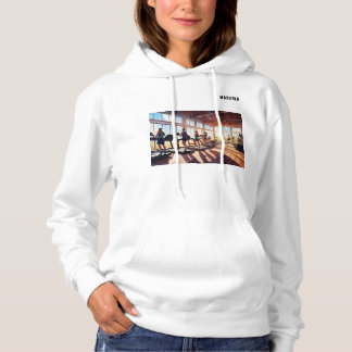 Fitnessstudio-Workout-Skizze Hoodie