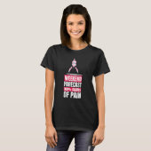 Fitnessstudio-Workout-Wochenende-Prognose-Gewichth T-Shirt (Vorne ganz)