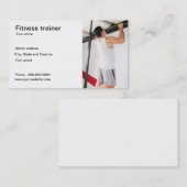 Fitnesstrainer-Geschäftskarte Visitenkarte (Vorne/Hinten)
