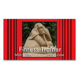 Fitnesstrainer Magnetische Visitenkarte