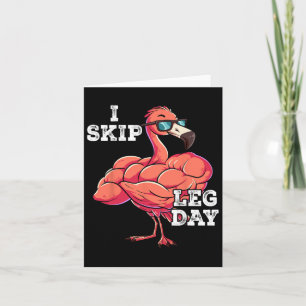 Fitnesstraining Ich überspringe den Lungentag Karte