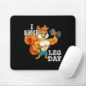 Fitnessübungen Training I Skip Leg Tag 3 Mousepad (Mit Mouse)