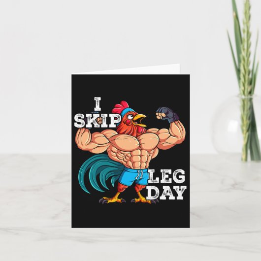 Fitnessübungen Training I Skip Leg Tag 5 Karte (Vorderseite)