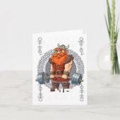 Fitnessunterricht in der Bodybuilding Norse I Lift Karte (Vorderseite)