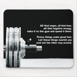 Fitnessworkout-Turnhallen-Motivation Mousepad