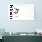Fitnesswörter Banner (Messeveranstaltung)