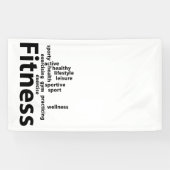 Fitnesswörter Banner (Horizontal)