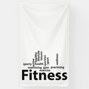 Fitnesswörter Banner