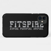 Fitspire - Aspire, Perspire, Inspirier - Workout Case-Mate iPhone Hülle (Rückseite (Horizontal))