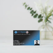 FitTeam Visitenkarte (Stehend Vorderseite)