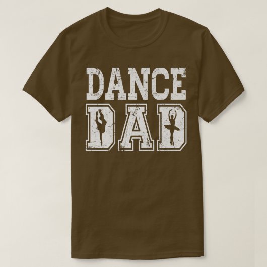 Fitted Dance Dad Ballet s Distressedfor Men  T-Shirt (Design vorne)