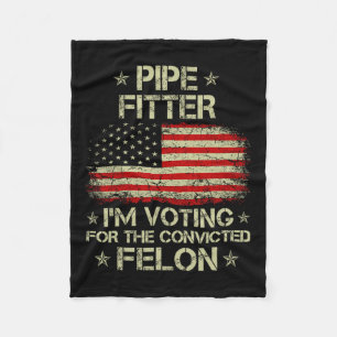 Fitter, ich stimme für den gefangenen Felon Funny Fleecedecke