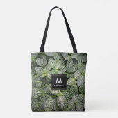 Fittonia Mosaik Pflanze mit verschiedenen Blätter Tasche (Rückseite)
