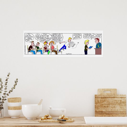 Fitz Conflict Strip Poster (Küche)