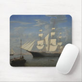 Fitz Henry Lane - Starlight in Harbour Mousepad (Mit Mouse)