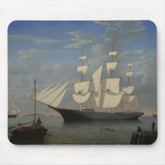 Fitz Henry Lane - Starlight in Harbour Mousepad (Vorne)