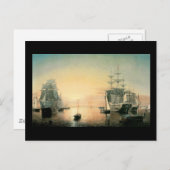 Fitz Hugh Lane Boston Harbour Postkarte (Vorne/Hinten)