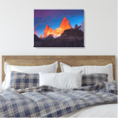 Fitz Roy bei Sonnenaufgang Leinwanddruck (Insitu (Schlafzimmer))