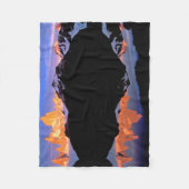 Fitz Roy Group spiegelt sich in Gletscherseen wide Fleecedecke (Vorderseite)