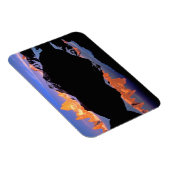 Fitz Roy Group spiegelt sich in Gletscherseen wide Magnet (Rechte Seite)
