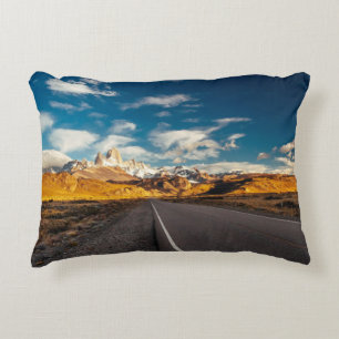 Fitz Roy im Morgen-Licht Dekokissen