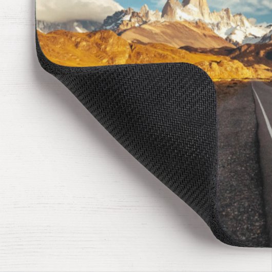 Fitz Roy im Morgen-Licht Mousepad (Ecke)