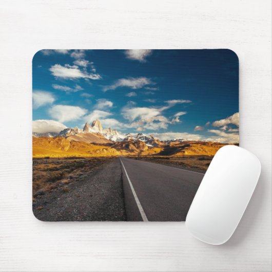 Fitz Roy im Morgen-Licht Mousepad (Mit Mouse)