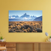 Fitz Roy Leinwanddruck (Insitu (Wohnzimmer))