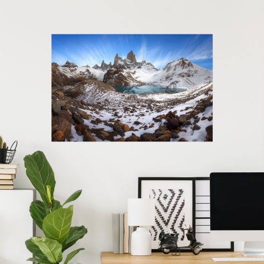 Fitz Roy Poster (Heimbüro)