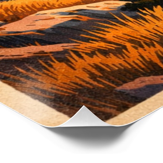 FITZ ROY – SPIRES OF PATAGONIA   POSTER (Ecke)