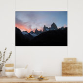 Fitz Roy Sunset Poster (Küche)