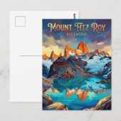 Fitz Roy Trek Argentinien Postkarte (Vorne/Hinten)