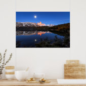 Fitz Roys Reflektion Poster (Küche)