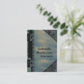 Fitzfinkle Fadden Beruflich Business Card Visitenkarte (Stehend Vorderseite)