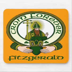 Fitzgerald Clan-Motto-Mausunterlage Mousepad