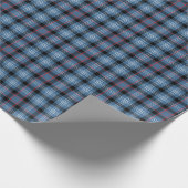 Fitzgerald Clan Tartan Irish Kariert Pattern Geschenkpapier (Ecke)