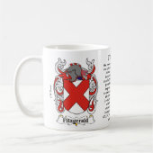 Fitzgerald Familien-Wappen Tasse (Links)